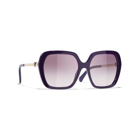 CHANEL Sunglasses: Square Sunglasses, acetate & metal 5521 